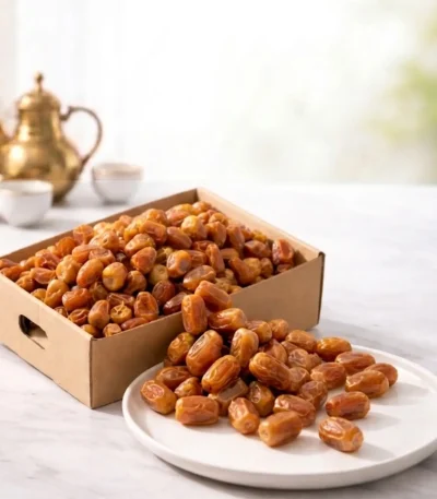 سعر تمر رطب سكري جالاكسي القصيم 3 كيلو التوصيل داخل مناطق المملكة العربية السعودية من أثماري ديتس للتمور