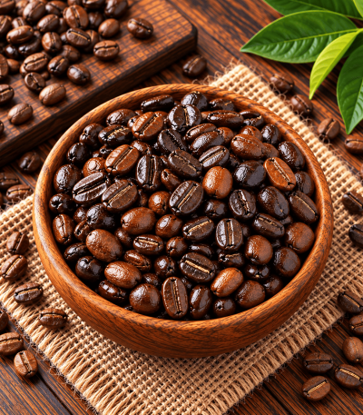بن كولومبي فاخر بتحميص غامق